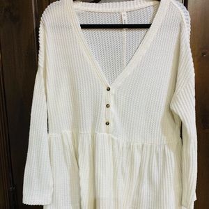 Boutique Waffle knit shirt